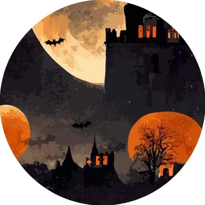 Image de INF Lot de 2 Sous-Verres Halloween en PVC - Magnétiques et Décoratifs