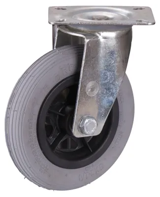 Produktbild von VARIOfit Lenkrolle mit Luftreifen 150 x 30 mm grau