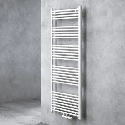 Produktbild von doporro Design Badheizung 160x60cm Weiß Röhrenheizkörper Horizontal Mittelanschluss Bad-Heizkörper Ohne Heizstab RHE