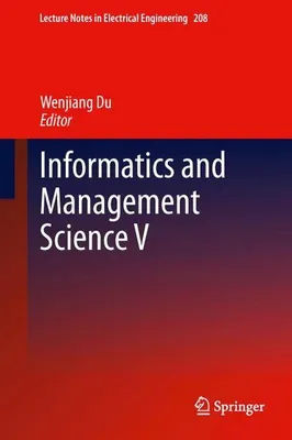 Produktbild von Informatics and Management Science V