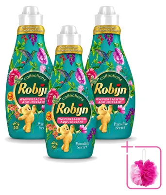 Produktbild von 3 x Robijn Collections Weichspüler Paradise Secret - 1,25 l - Sparpackung - 3 Stücke