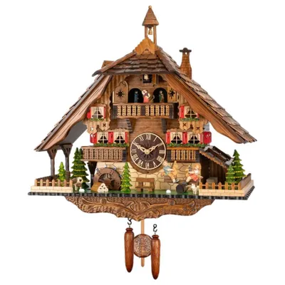 Produktbild von Engstler - 4896 QMT - Kuckucksuhr - Quarz - Nussbaum
