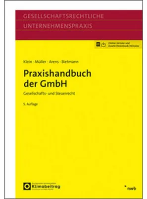 Produktbild von Praxishandbuch der GmbH