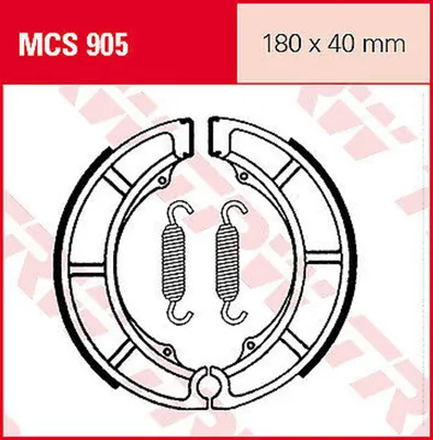 Immagine prodotto di Set di ganasce freno TRW MCS905 LTF 500 Quadrunner AM41