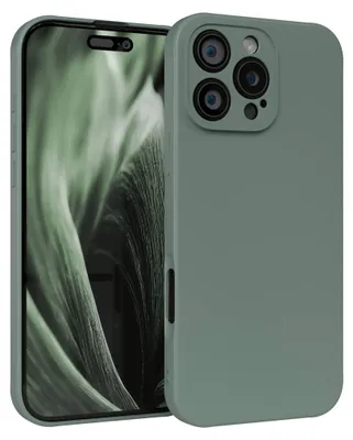 Produktbild von EAZY CASE - TPU Hülle für Apple iPhone 16 Pro Max, TPU Case stoßfeste Handyhülle, weiches Cover mit Kameraschutz, Silikonhülle in Grün