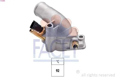Produktbild von FACET Thermostat Kühlmittel 92°C für OPEL Astra G CC (T98) Zafira A (T98) Astra G Caravan (T98) ASTRA G Cabriolet (F67) VECTRA B (36)