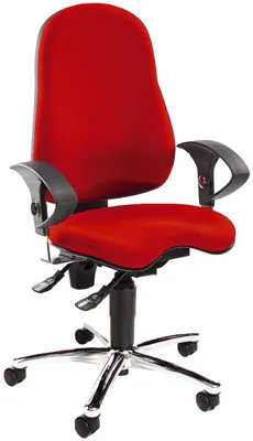 Produktbild von Topstar® SI59U G21 Fitness-Drehstuhl SITNESS 10 rot