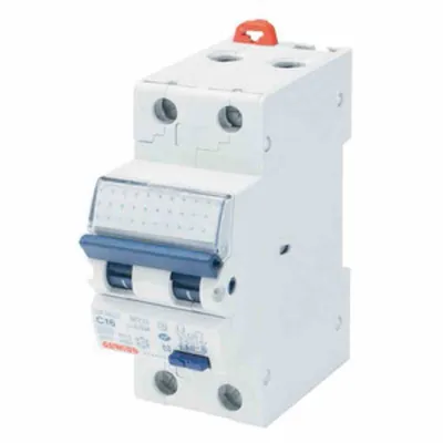 A product shot of an electrical circuit breaker.
