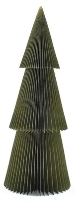 Only Natural – Wabenpapier-Weihnachtsbaum – Grün – 90 cm – Ansicht 1