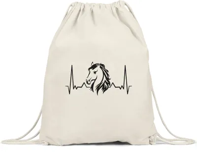 Produktbild von Pferd Turnbeutel Gymsack Pferdehufe Pferdeliebhaber Pferde Pferdeflüsterer Reiten Pony Hobbie Liebe Freiheit Lebendig