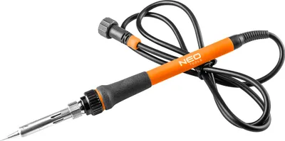Produktbild von Spájkovačka NEO TOOLS, 5-pinový konektor, výkon 60 W, pracovná teplota do 480 °C, kompatibilná s mnohými výrobkami na trhu, stanice 19-200 a hroty 19-225