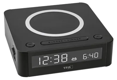 Produktbild von Digitaler Wecker mit kabelloser Ladestation EASY-CHARGE WIRELESS