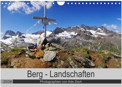 Produktbild von Berg - Landschaften (Wandkalender 2026 DIN A4 quer), CALVENDO Monatskalender