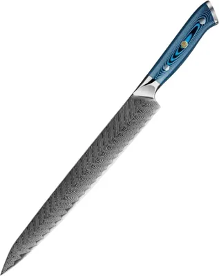 Produktbild von Damast Küchenmesser Tukami Yanagiba - Eleganz für Sushi und Sashimi KP37508