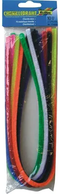 Produktbild von Chenilledraht bunt 50cm 10er-Set