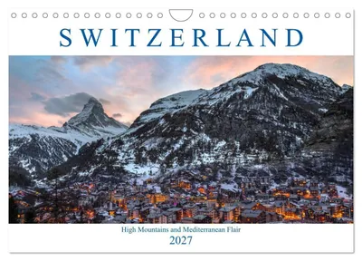 Produktbild von Switzerland (Wall Calendar 2027 DIN A4 landscape), CALVENDO 12 Month Wall Calendar