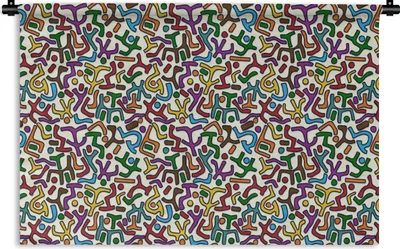Produktbild von MuchoWow® Wandteppich Wandbehang Abstrakt - Muster - Afrika 120x80 cm Tapisserie Dekoration Wandtuch - Wanddekorationen - Wandtücher