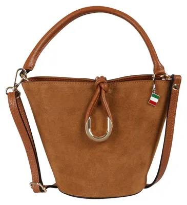 Produktbild von Florence Leder Tasche Damen Handtasche tan hellbraun 14x23x18cm OTF847C5