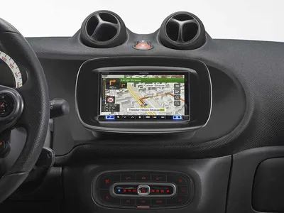 Zdjęcie produktu dla Radio Alpine iLX-705S453B z CarPlay i DAB+ przeznaczone do samochodów Smart 453