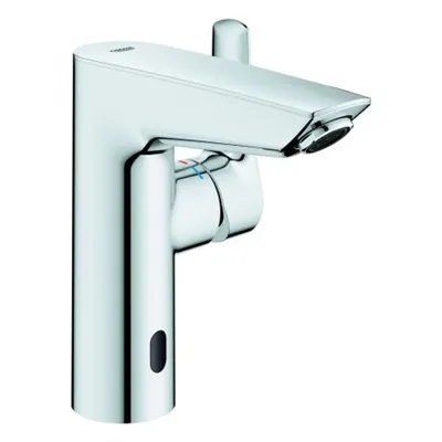 Immagine prodotto di Grohe Eurosmart Mitigeur monocommandé pour lavabo, M-Size, saillie 122mm, vidage Push-Open, déclenchement sans contact, alimentation par pile, 23975003, 23975003