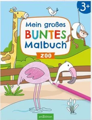 Produktbild von Mein großes buntes Malbuch - Zoo