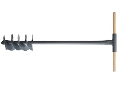 Produktbild von HaWe 50.600 Erdlochbohrer 150 mm mit Holzquergriff