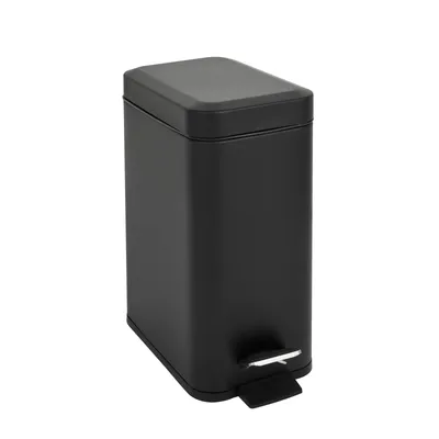 Image de SVITA STM5 Poubelle à pédale 5l incl. seau intérieur Couvercle Softclose noir