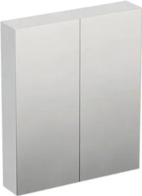 Produktbild von Jungborn Spiegelschrank TRENTA 60 x 14,4 x 72 cm weiß zu B073 matt 2-türig IP 44