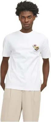 Produktbild von Jack & Jones Tampa Back Kurzarm-t-shirt Weiß L Herren Weiß L