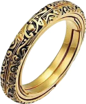 Produktbild von Zappelring und Halskette, Spinnerring aus Titanstahl, Dekompressionsspielzeug, Planetenform, stoßfest, manuell, Anti-Stress-Fingerring, Uni-Angstschmuck