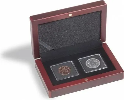 Produktbild von Münzetui VOLTERRA für 2 QUADRUM Mini-Kapseln, schwarz