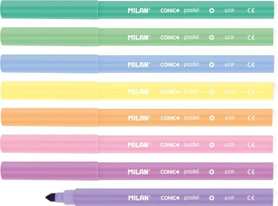 Immagine prodotto di Pennarelli pastello 8 colori MILANO