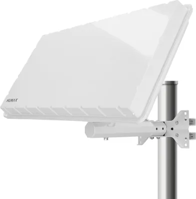 Produktbild von Humax Quad Flat Sat Flachantenne H39D4 SET Satelliten-Flachantenne inkl. Wand- und Masthalterung für 4 Teilnehmer