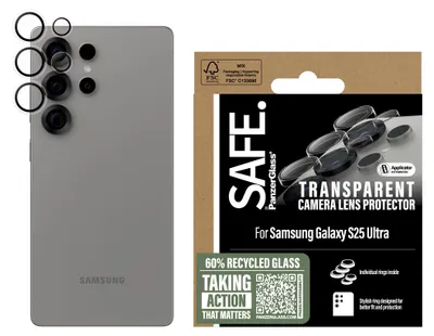 Image de Protecteur d'objectif en verre trempé pour Samsung Galaxy S25 Ultra Clear