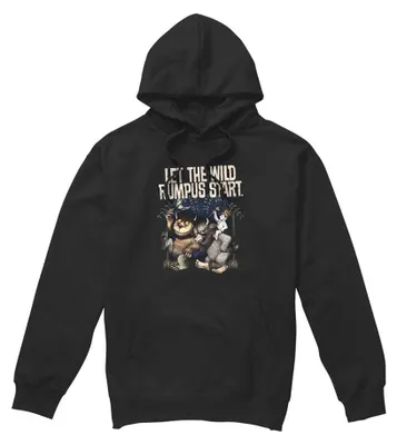 Productafbeelding van "Where The Wild Things Are" - "Laat het feest beginnen" hoodie voor heren/dames, uni model, TV38568 (maat S) (zwart)