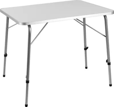 Produktbild von Zahradní stůl stříbrný, hliník, 80x60x50 / 69cm sklápěcí