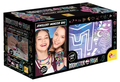 Obrázek produktu pro Lisciani 104550 - Monster High jewellery monster bag DIY korálky náramky náhrdelníky