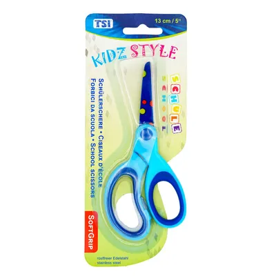 Obrázok produktu pre Nožnice s potlačou motívov 13 cm, motív bodky/modré