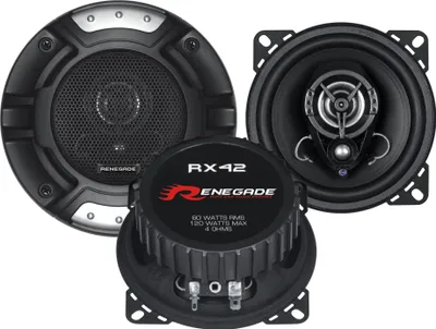 Obrázok produktu pre Renegade RX42, 2-way, 120 W, 60 W, 4 ohm, 80 - 20000 Hz, 9,4 cm