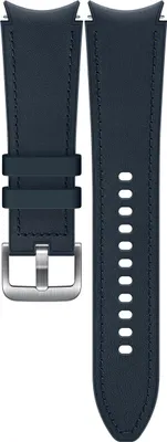 Obrázok produktu pre Samsung ET-SHR89LNEGEU Samsung Hybridný kožený náramok (20 mm, M/L) Navy Neu