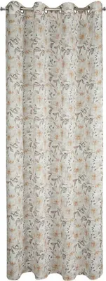 Obrázek produktu pro Eurofirany 441983, Sheer, Béžová, Vzorovaný, Polyester, Průchodka, 140 g/m²