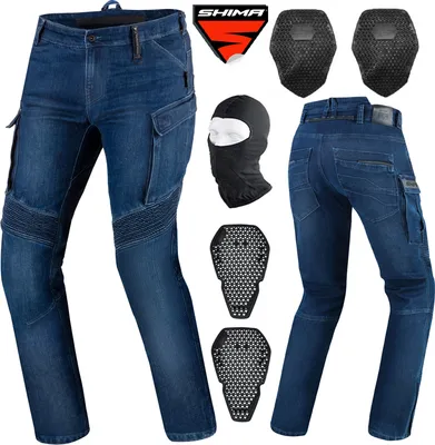 Produktbild von SHIMA Giro 2.0 Urban Motorrad Jeans, blau, 30