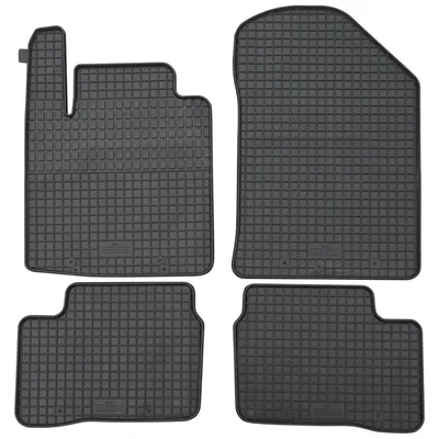 Produktbild von für Hyundai i10 ab 11/2013 Passform Fußmatten PETEX Gummimatten 4-teilig schwarz Allwettermatten Gummifußmatten