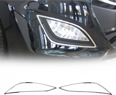 Image de Cadre Phare Antibrouillard pour Hyundai i30 2012-2017 en acier inox Chromé
