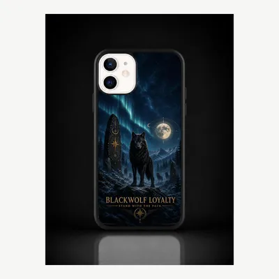 Zdjęcie produktu dla Etui na iPhone 12 / 12 Pro, pokrowiec ochronny z motywem wilka – LUNØIR ©