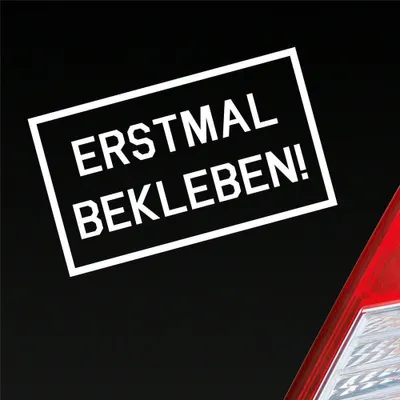 Produktbild von Auto Aufkleber Reingeguckt! Verarscht Prank Lustig 16x10 cm Weiss Matt Sticker Heckscheibenaufkleber