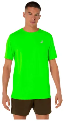 Image de T-shirt Asics Camiseta ASICS Core manga corta verde fosforito pour Homme