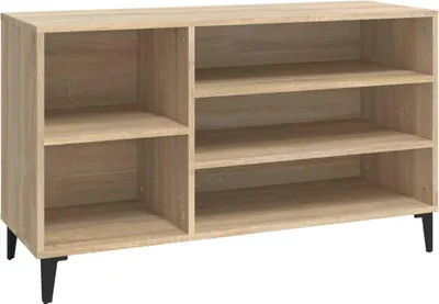 Obrázok produktu pre vidaXL Regál na topánky Sonoma dub 102x36x60 cm odvodený výrobok z dreva