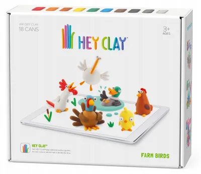 Produktbild von TM Toys Kreative Kinder Bastelset Modelliermasse Bauernhoftiere