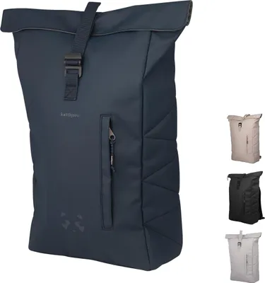 Produktbild von Kattbjörn Rolltop Rucksack – 16L, Wasserdicht, Laptopfach 15 Zoll, Ergonomisch, Gepolstertes Rückenpad, Stylischer Tagesrucksack für Arbeit, Uni & Freizeit